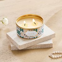 Jar Soy Candle with Natural Fragrance - Colourful / Plum Blossom