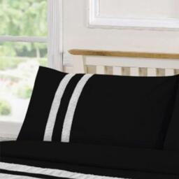 Lace Dia Duvet Cover Set Bedding - Black / King - thumbnail 2