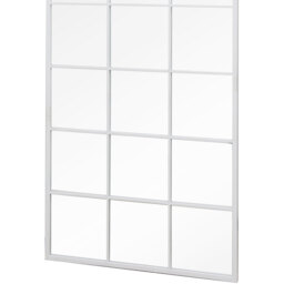 The Genestra Garden Mirror - White / 85cm - thumbnail 4
