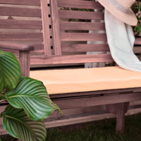 Waterproof Garden Bench Cushion - Cream
