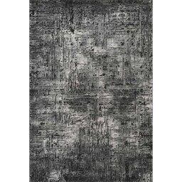 Belgravia Living Room Area Rug Metallic Sheen Contemporary Illusion Design - Anthracite / 290cm - thumbnail 2