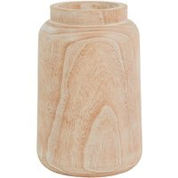 Wooden Vase 29cm - Natural - image 1