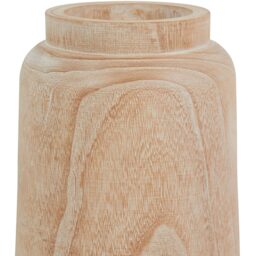 Wooden Vase 29cm - Natural - thumbnail 3