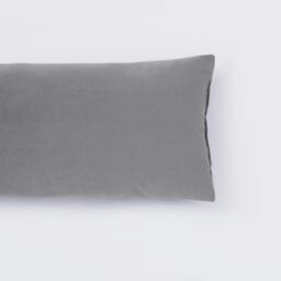 Matte Velvet Door Draught Excluder Draft Insulator - Light Grey - thumbnail 2