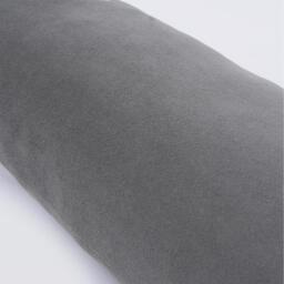 Matte Velvet Door Draught Excluder Draft Insulator - Light Grey - thumbnail 3