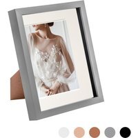"3D Box Photo Frame - 8 x 10"" with 5x7"" Mount - Grey" - thumbnail 1