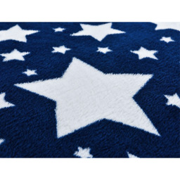 Velosso Galaxy Stars Teddy Soft Cosy Fleece Duvet Set - Navy, Red / King - thumbnail 4