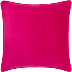 Taormina Floral Piped Cushion - Magenta / Polyester - thumbnail 3