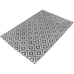 Geometric Outdoor Garden Rug - Grey and White / 170cm - thumbnail 5