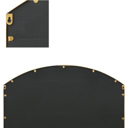 Arcus Overmantle Arch Wall Garden Mirror - Gold / 65cm - thumbnail 5