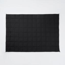 Quilted Weighted Blanket - Black / 180cm - thumbnail 4