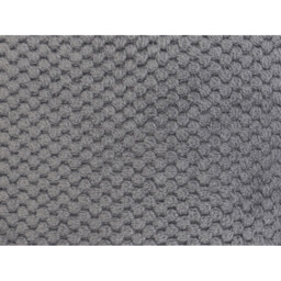 Jumbo Fleece Textured Cushion - Grey - thumbnail 2