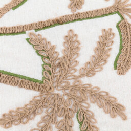 Palm Embroidered Cushion - Green / 80 Feather 20 Polyester - thumbnail 3