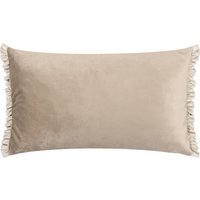 Tilly Velvet Cushion 30 x 50cm - Oyster/Lace / Feather - image 1