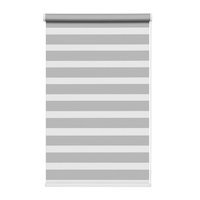 Day  Night Zebra Roller Blind (165cm drop) - Silver / 85cm