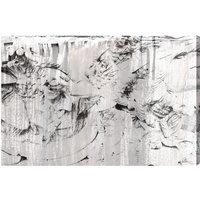 London Watch out Battle of Britain London Art Print Wrapped on Canvas - Black / 152cm