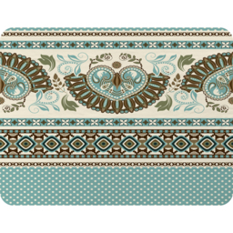 Egyptian Greek Roman Style Blanket - Green - thumbnail 2