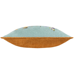 Country Wilds Blossom Meadow Printed Cushion - Sky Blue / Polyester - thumbnail 3