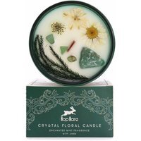 Hop Hare Crystal Magic Flower Candle The Magician - Green