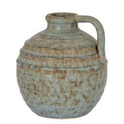 Capella Krater Jug Vase Modern Neutral Decorative Home Accent - Brown - thumbnail 3