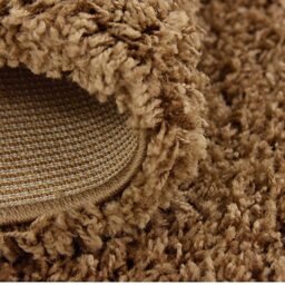 Soft Thick Luxury Modern Shaggy Rug Dark Beige - Dark Beige / 60cm x 110cm - thumbnail 3
