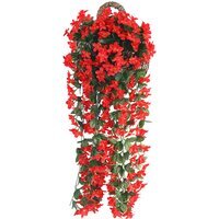 Artificial Hanging Violet - Red - thumbnail 1