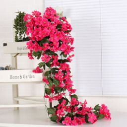 Artificial Hanging Violet - Red - thumbnail 5