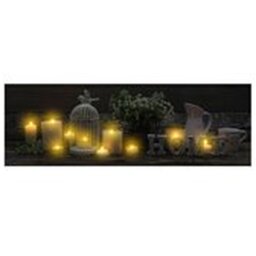 Art for the Home Home LED Printed Canvas - Beige - thumbnail 2