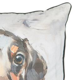 Ada Ingram Dachshund Cushion - Multicolour - thumbnail 3