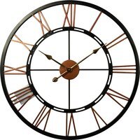 Black Iron Clock - Black - thumbnail 1
