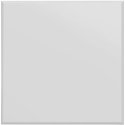 Moderni Frameless Modern Bevelled Square Wall Mirror - Black - thumbnail 4