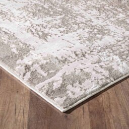 Serenity Modern Abstract Abrasion Contemporary Area Rugs - Stone / 200x290 cm Rectangle - thumbnail 2