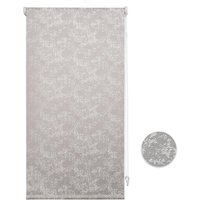 Textured Blackout Blind - Snow Silver / 90cm - thumbnail 1