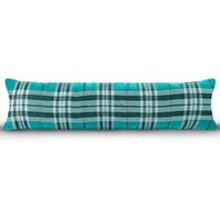 Classic Check Draught Excluder - Teal