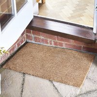 Large Coir Door Mat  - Brown