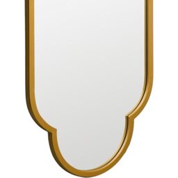 The Duplici Gold Double Arched Wall Mirror - Gold / 150cm - thumbnail 4