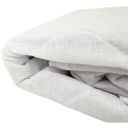 Luxury Quilted Anti Allergenic Fitted Mattress Protector - White / Single - thumbnail 2