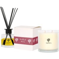 Soy Wax Scented Candle and Diffuser Set - 400g - Mulled Wine