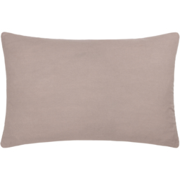 Rennes Embroidered  Cushion - Taupe / Polyester - thumbnail 2
