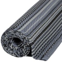 Rainbow Collection Stripped Outdoor Rug - Dark Grey / 120 x 160 cm Rectangle - thumbnail 4