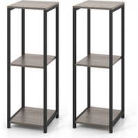 3-Tier Tall Plant Stand - Grey - thumbnail 1
