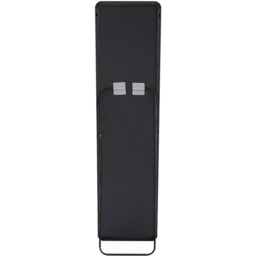 2 in 1 Rectangular Metal Full-length Wall Mirror - Black / 47cm - thumbnail 4