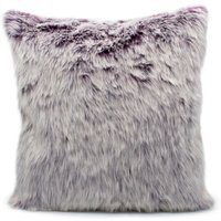 Luxury Faux Fur Cushion - Purple / 43cm