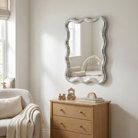 Wavy Disco Mirror - Silver