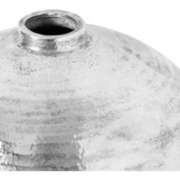 Elegant Hammered Astral Vase 60Cm - Silver - thumbnail 2