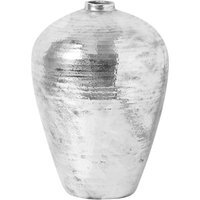 Elegant Hammered Astral Vase 60Cm - Silver - thumbnail 1
