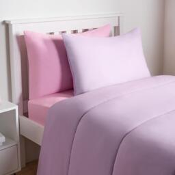 Coverless 10.5 Tog Soft Duvet Set - Lilac / 15cm / Single - thumbnail 3