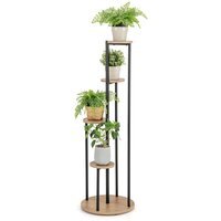 Indoor Metal Plant Stand - Brown