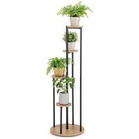Indoor Metal Plant Stand - Brown