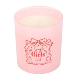 Single Girls Club Wild Strawberry Candle Empowering Pink Jar Gift - Red - thumbnail 5